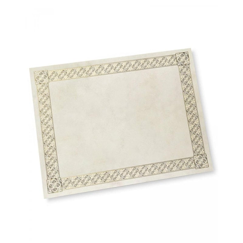 Gartner Studios Gold Foil Parchment Certificate Paper  80lb 8.5  x 11   15 Count Gold With Gold Foil - Image 1